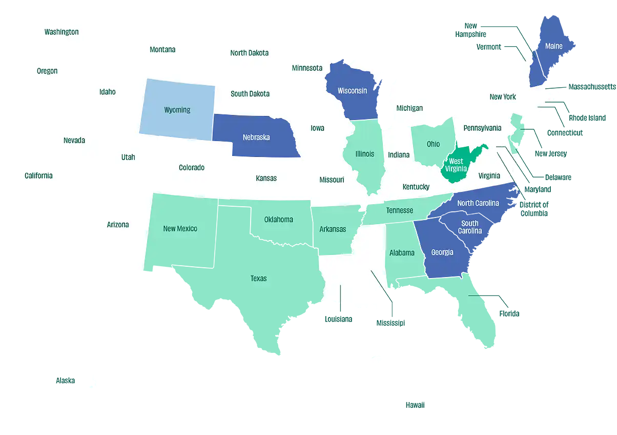 Who can buy legal THC Map