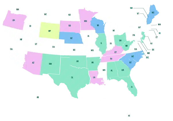 Who can buy legal THC Map