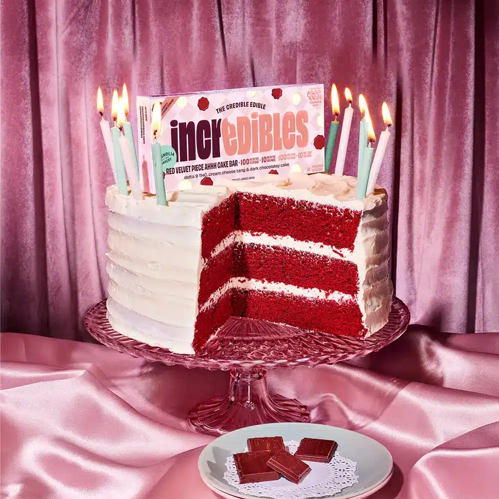 Magnolia Bakery Red Velvet Chocolate Bar – 100mg THC