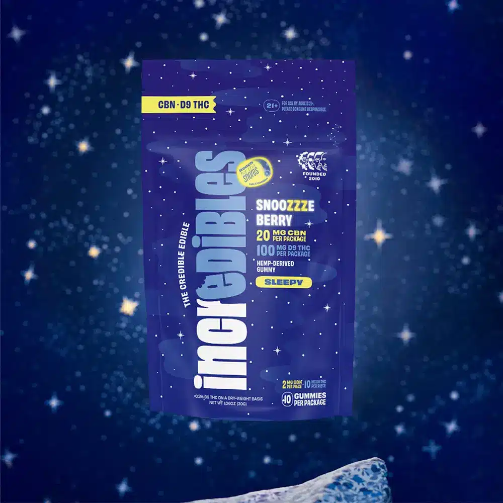 Snoozzzeberry Gummies – 100mg THC